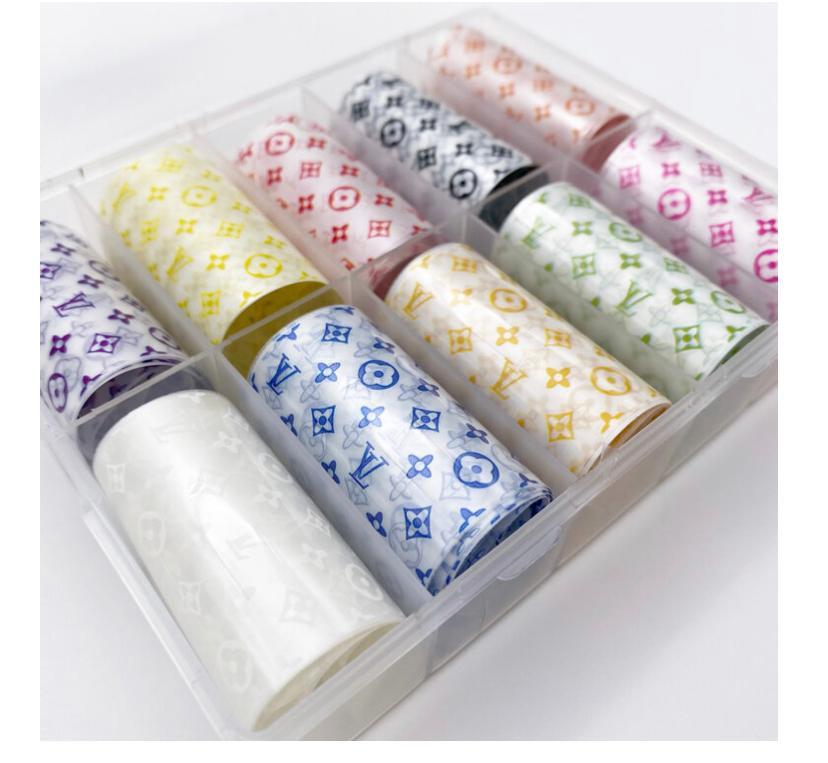 Luxury Brand LV Nail Foil