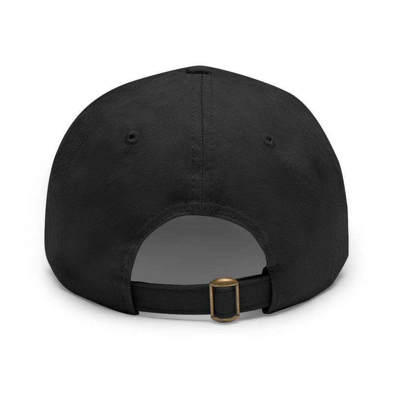 Papa Bear Dad Hat with Leather Patch | Father's Day Gift, Casual Style, Outdoor Adventures, Family Outings, Trendy Accessories