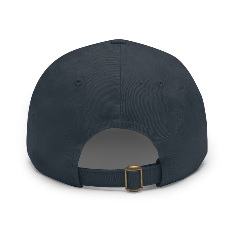 Papa Bear Dad Hat with Leather Patch | Father's Day Gift, Casual Style, Outdoor Adventures, Family Outings, Trendy Accessories