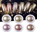 Holographic Gold Nail Powder 6 Colors Mirror
