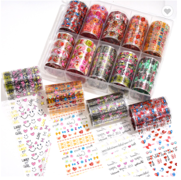 Happy and Lovely Color Nail Foil