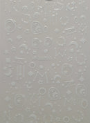 Galaxy  Nail Art Stickers Fluorescence Nail Art Sticker Nail