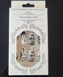 Halloween Medium Length Almond Press on Nails with Designs