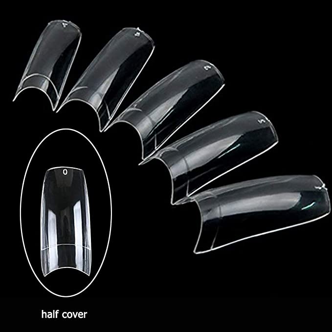 500pcs French Acrylic Style Artificial False Nails