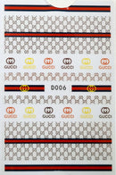 GC  D006 Nails Art Sticker