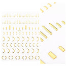 Gold Smart Line Nail Stickers