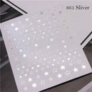Star 3D Nails Art Sticker