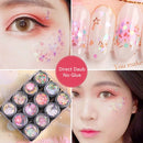 12 Boxes Holographic Self-Adhesive Glitter for Face Body Eye Hair Nail