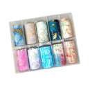 Marble and Blue Sea Nail Foil