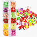 3D Nail Art 12 Set Colorful  Fruit Nail Decoration