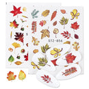 24 Sheets Halloween & Fall Nail Art Stickers