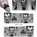 25 Sheets Halloween Nail Stickers