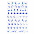 Star Colorful Lips 3D Nails Art Sticker