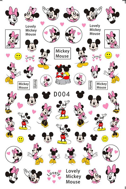 Mickey love Nails Art Sticker