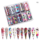 Drawings Happy Colorful Nail Foil