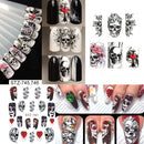 25 Sheets Halloween Nail Stickers