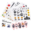 24 Sheets Halloween & Fall Nail Art Stickers