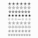 Star Colorful Lips 3D Nails Art Sticker