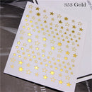 Star 3D Nails Art Sticker