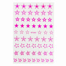 Star Colorful Lips 3D Nails Art Sticker