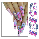 Painting Long Nail Karla Nail Sticker