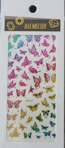 Colorful Butterfly Nail Stickers Nail Art Sticker Nail Art Decorations