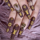 Luxury Brand LV Nail Foil