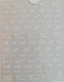 White NK Lux Brand Nail Stickers