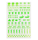 Green Lux Brand L C Nail Stickers