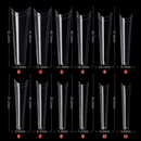 240PC Extra Extra Long C Curve Straight Fake Nails