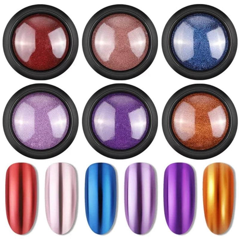 Mirror Holographic Nail Powder 6 Colors
