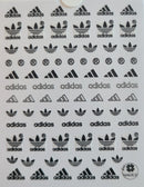 Black Lux Brand Nail Stickers Nail Decoration