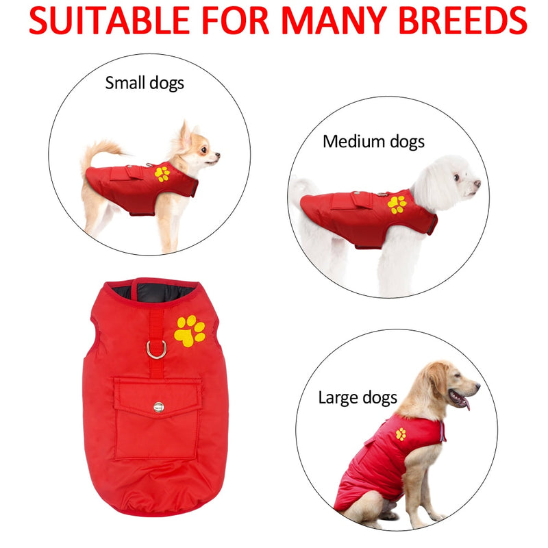 Winter Dog Pets Clothes Clothing for Small Large