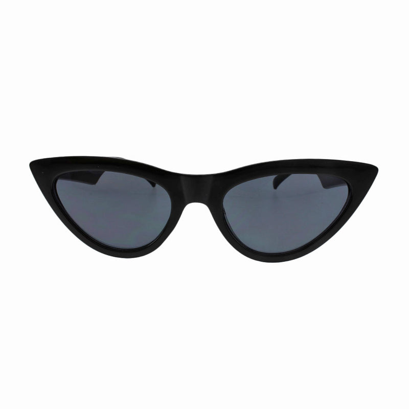 MQ Cardi Sunglasses in Black / Smoke