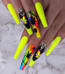 12 Colors Set Nails Neon Powder