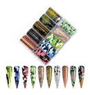 Camouflage and Snake Nail Foil